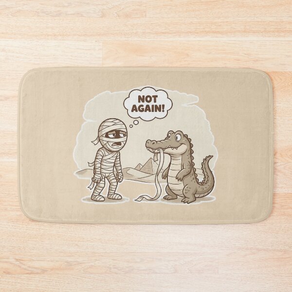 Item preview, Funny Mummy Unraveled by Crocodile - Not Again! designed and sold by zzz888.