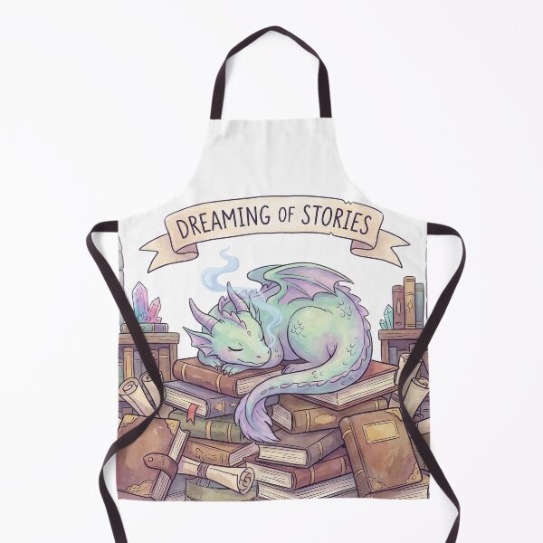 Item preview, Book Dragon - Fantasy Reader Hoard designed and sold by WojcikDesigners.
