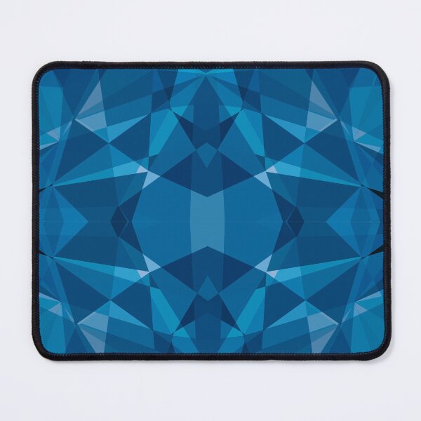 Item preview, Blue Modern Wormhole Scratch Board Geometric Abstract Pattern designed and sold by RoyalStarsPatts.