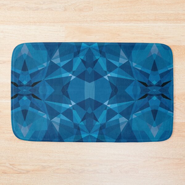 Item preview, Blue Modern Wormhole Scratch Board Geometric Abstract Pattern designed and sold by RoyalStarsPatts.