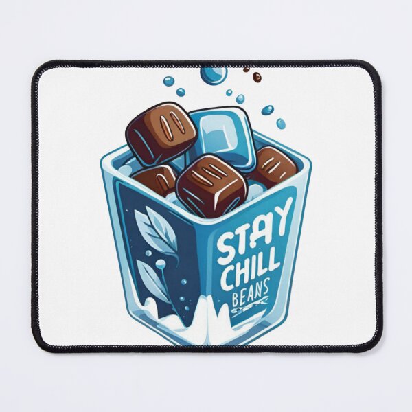 Item preview, Stay chill bean sticker  designed and sold by PixJaipal.