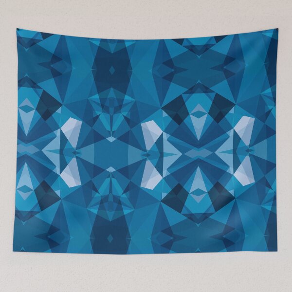 Item preview, Awesome Blue Modern Wormhole Scratch Geometric Abstract Pattern designed and sold by RoyalStarsPatts.