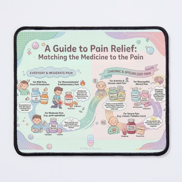 Item preview, A Guide To Pain Relief Pharmacology designed and sold by sociallyawkw.