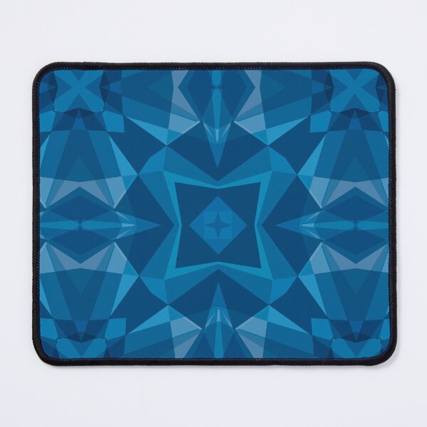 Item preview, Cute Blue Modern Crosshatch Fishbone Geometric Abstract Pattern designed and sold by RoyalStarsPatts.