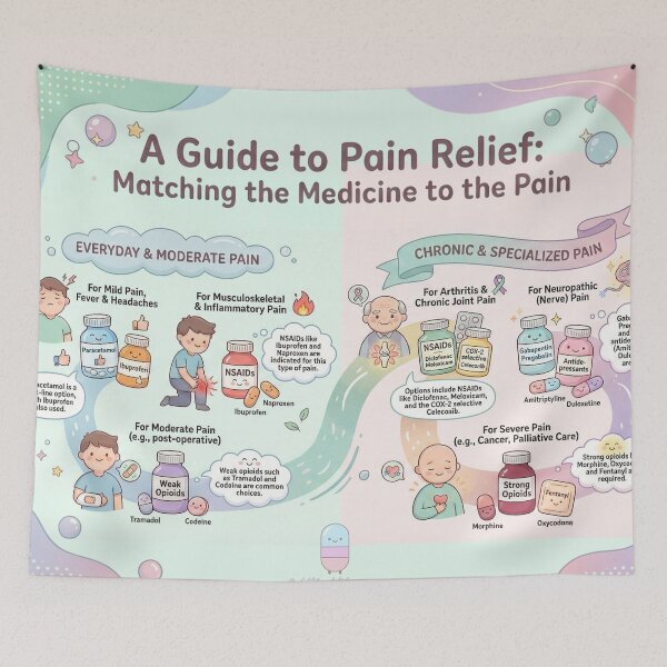 Item preview, A Guide To Pain Relief Pharmacology designed and sold by sociallyawkw.