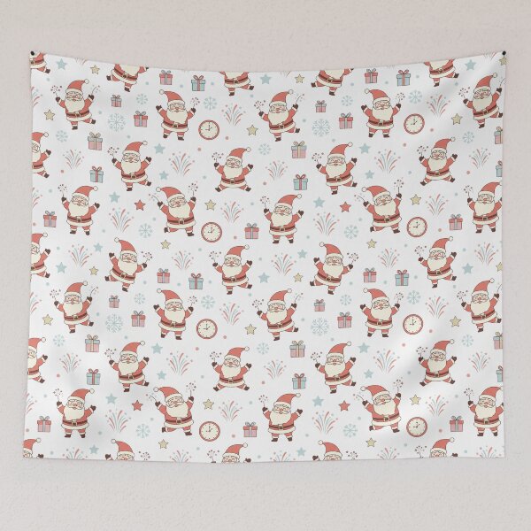 Item preview,  Santa Seamless new year Pattern designed and sold by Meemaart.