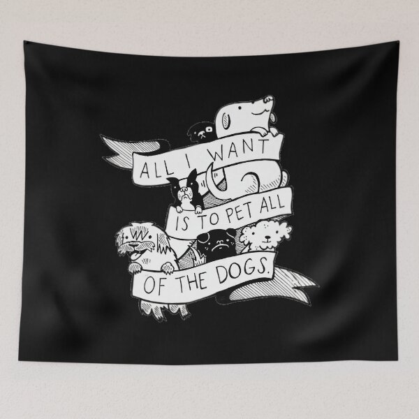 Item preview, All I Want Is To Pet All Of The Dogs – Dog Lover designed and sold by pwyyjotdqwu98.