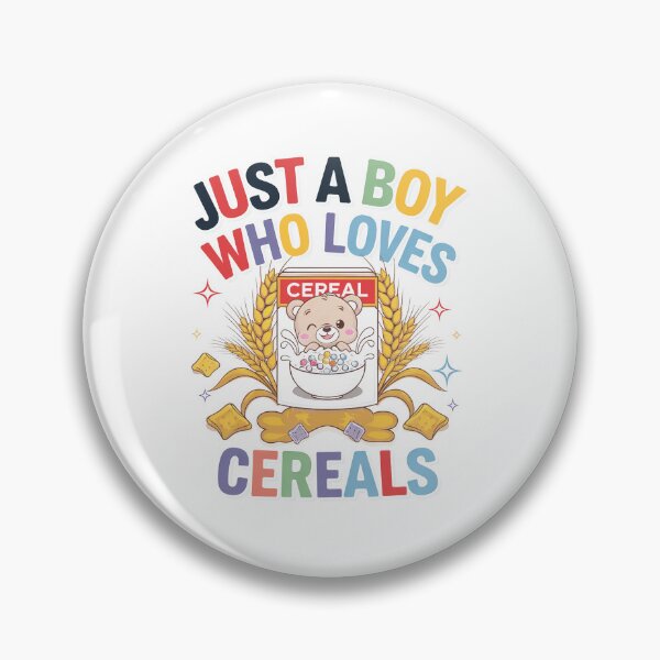 Item preview, Just A Boy Who Loves cereals Cute Breakfast designed and sold by LKappa3Faber.
