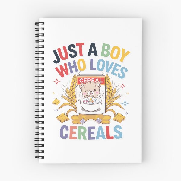 Item preview, Just A Boy Who Loves cereals Cute Breakfast designed and sold by LKappa3Faber.