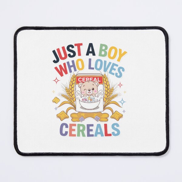 Item preview, Just A Boy Who Loves cereals Cute Breakfast designed and sold by LKappa3Faber.