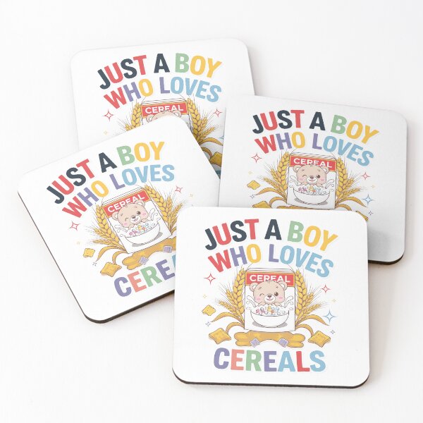 Item preview, Just A Boy Who Loves cereals Cute Breakfast designed and sold by LKappa3Faber.