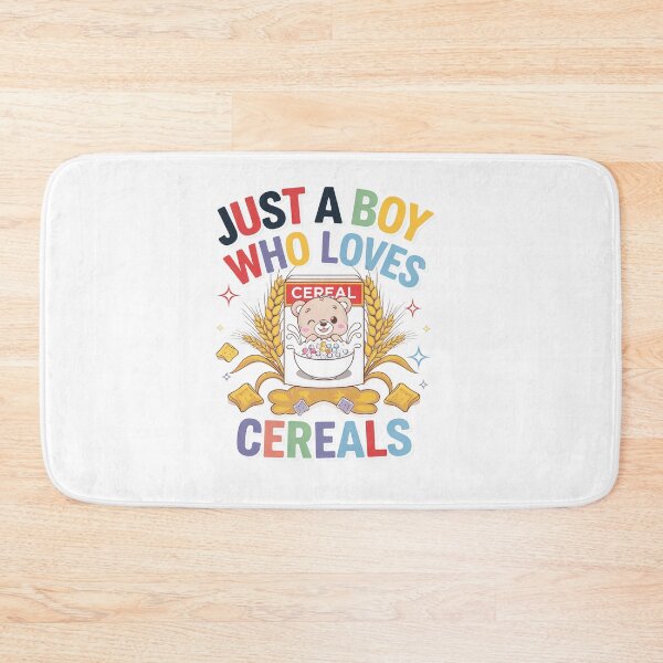Item preview, Just A Boy Who Loves cereals Cute Breakfast designed and sold by LKappa3Faber.