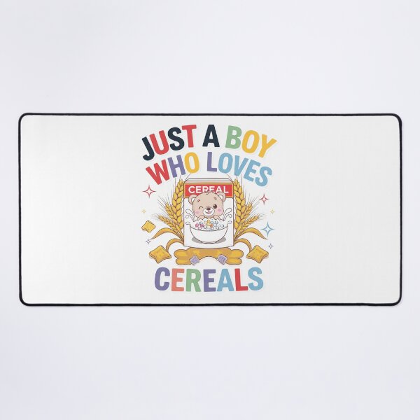 Item preview, Just A Boy Who Loves cereals Cute Breakfast designed and sold by LKappa3Faber.