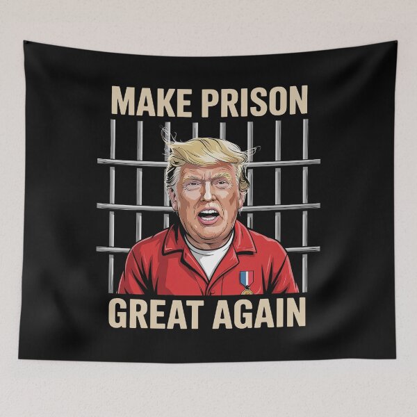 Item preview, MAKE PRISON GREAT AGAIN Satirical Political Satire Humor designed and sold by GamtosMintys.