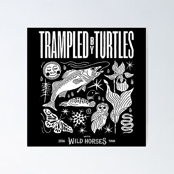 Item preview, trampled by turtles tour 2026 cobalah designed and sold by lisaCo311.