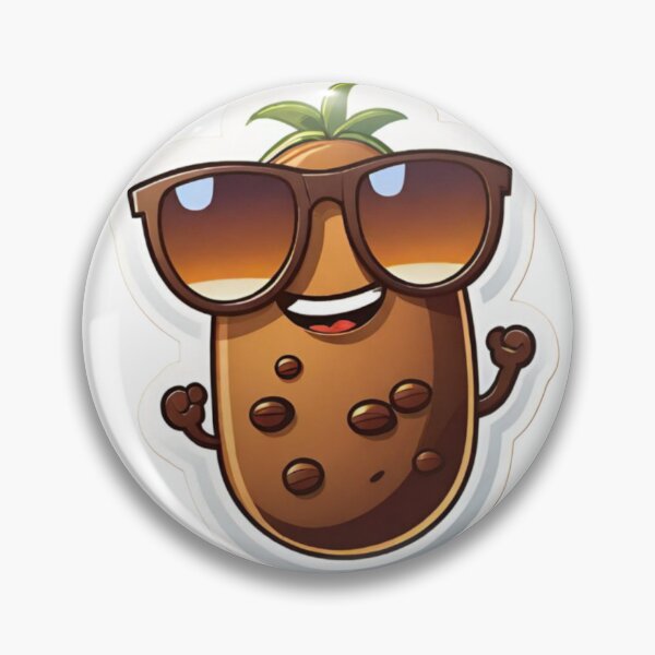Item preview, Coffee bean happy sticker  designed and sold by PixJaipal.