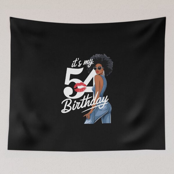 Item preview, It's My 54th Birthday 54 Years Old Afro Black Melanin designed and sold by yvonnickStore.