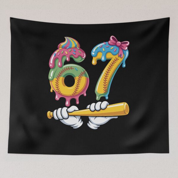 Item preview, Softball 67 Ice Cream Six Seven designed and sold by RayhendersonArt.