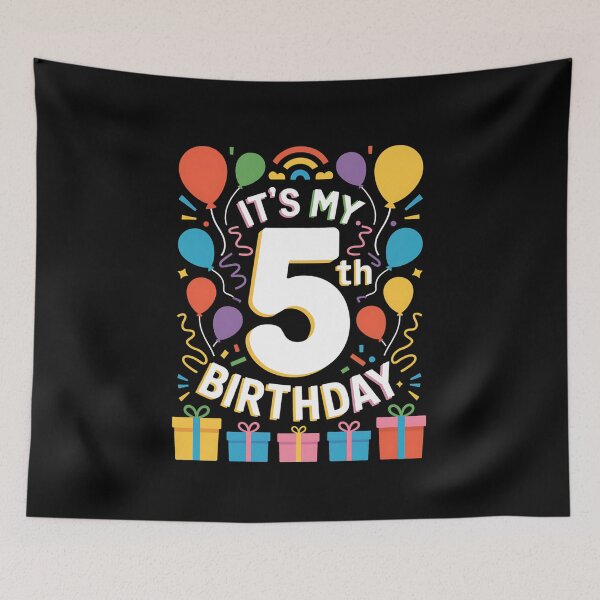 Artikelvorschau, Es ist mein 5. Geburtstag entworfen und verkauft von LKappa3Faber.