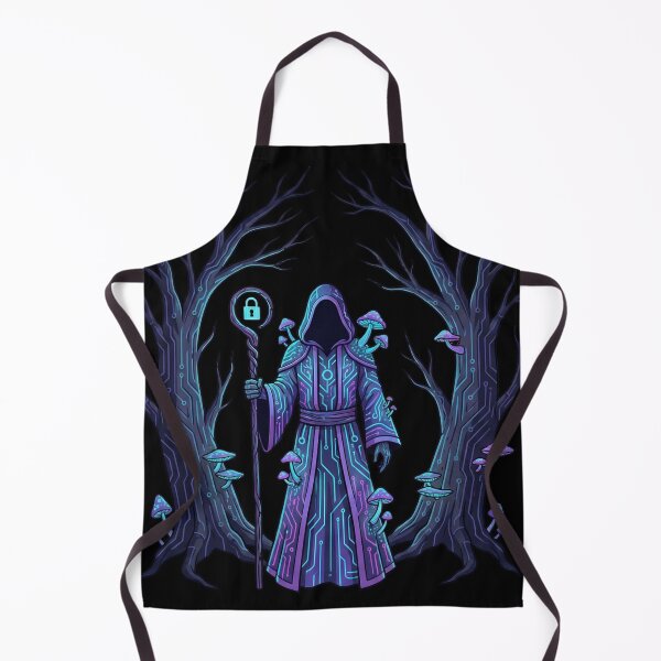 Item preview, Lunarpunk Privacy Druid: The Encrypted Guardian designed and sold by CELTIC-DESIGNS.