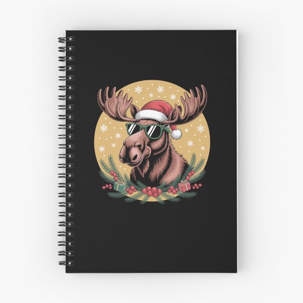 Item preview, Sunglasses Christmas Moose Bringing The Holiday Vibes designed and sold by StephenDDArt.