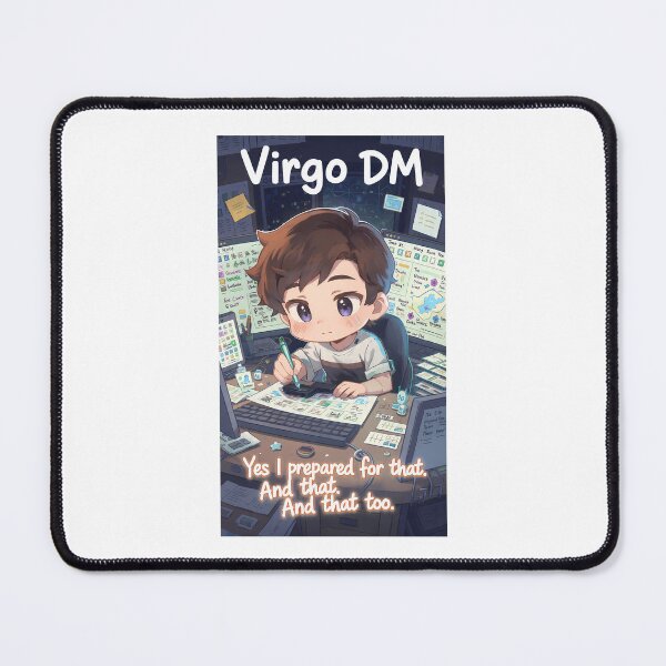 Item preview, Virgo DM – Precise Dungeon Master Sticker Men designed and sold by RpgTools.