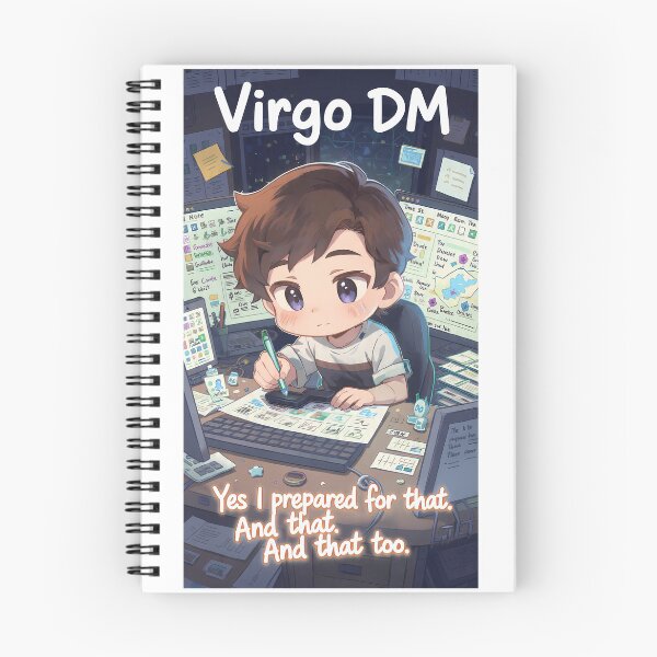 Artikelvorschau, Jungfrau DM – Präzise Dungeon Master Sticker Männer entworfen und verkauft von RpgTools.