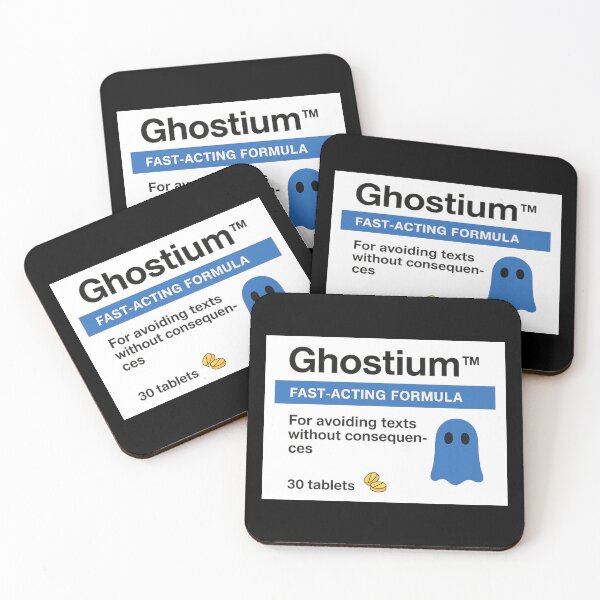 Item preview, Ghostium™ Parody Medicine Shirt – Fake Pharmaceutical Design for Text Avoiders designed and sold by pharmafeels.