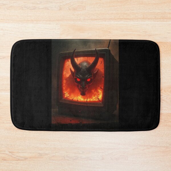 Item preview, Devil From the TV – Infernal Aura Dark Art designed and sold by OhmAuraArt.