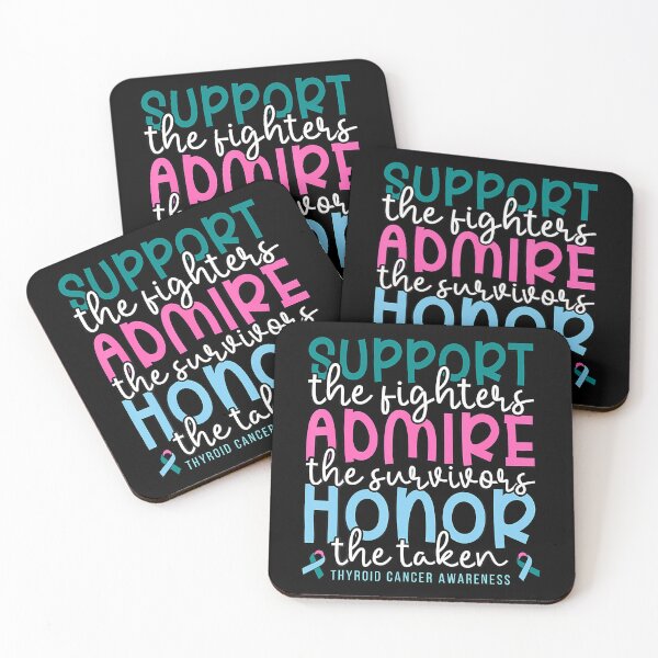 Item preview, Thyroid Cancer Teal Pink Blue Awareness For Support Advocate designed and sold by DianaEsther1.