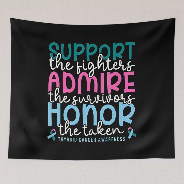 Item preview, Thyroid Cancer Teal Pink Blue Awareness For Support Advocate designed and sold by DianaEsther1.