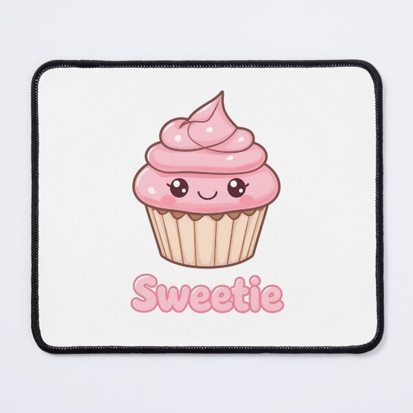 Item preview, Cupcake Sweetie – Cute Kawaii Pink Cupcake Design designed and sold by Smile-AlNo.
