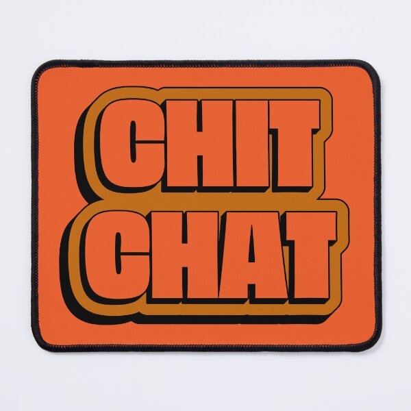 Item preview, CHIT CHAT – Bold Retro Typography Quote designed and sold by The Design KAD.