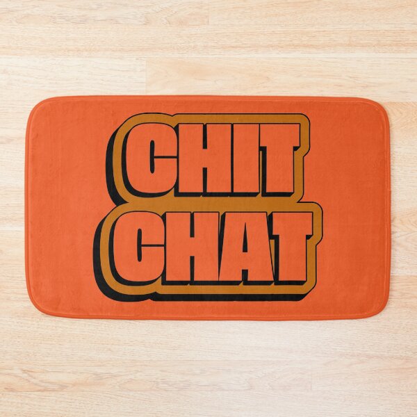 Item preview, CHIT CHAT – Bold Retro Typography Quote designed and sold by The Design KAD.