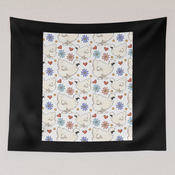 Item preview, Silkie Chicken Pattern designed and sold by iccoqfazbun10.