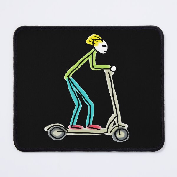 Item preview, E-scooter Stickman designed and sold by Mark-Ewbie.
