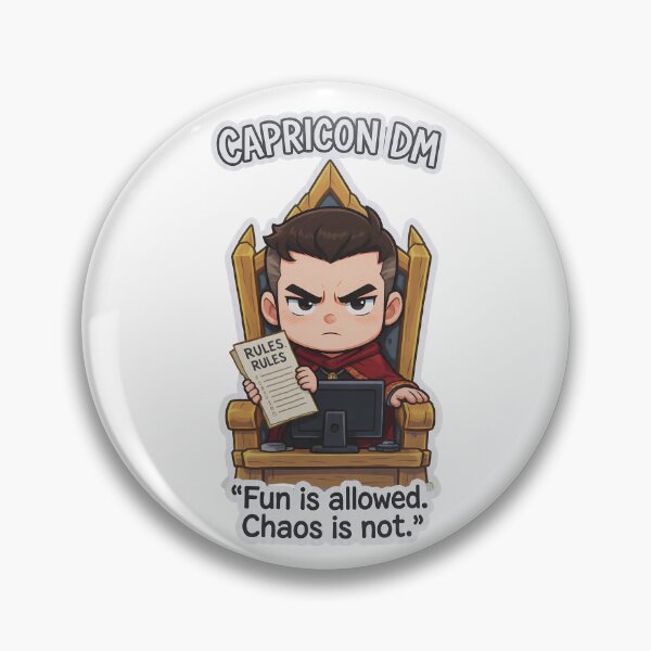 Item preview, Capricorn DM Sticker – Funny DnD Zodiac Dungeon Master Design Men designed and sold by RpgTools.