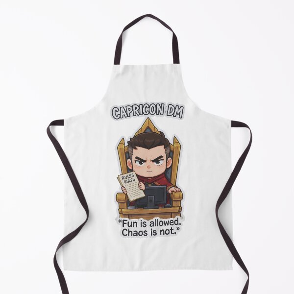 Item preview, Capricorn DM Sticker – Funny DnD Zodiac Dungeon Master Design Men designed and sold by RpgTools.