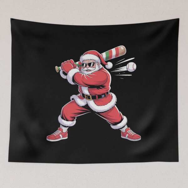 Item preview, Sunglasses Santa Playing Baseball Christmas designed and sold by MeowtivationP.