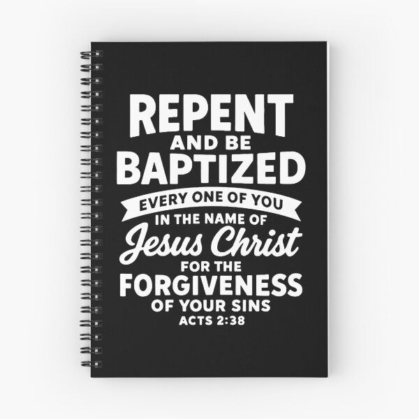 Item preview, Acts 2:38 Repent and Be Baptized In The Name of Jesus Christ designed and sold by plushism.