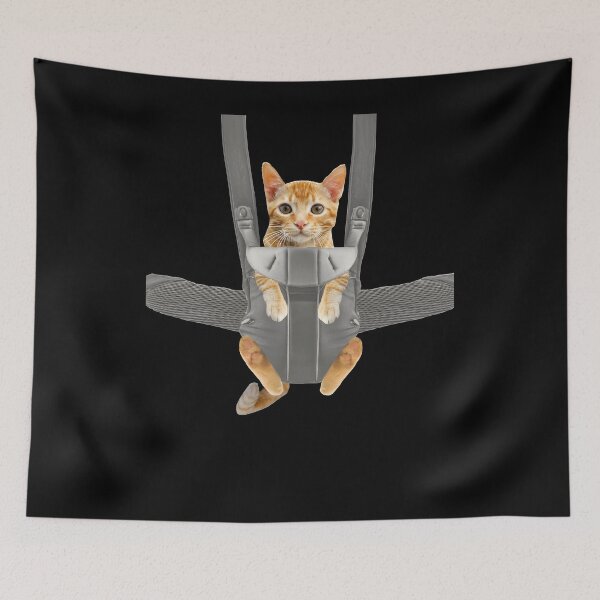 Item preview, Monty The Cat In Baby Carrier designed and sold by iccoqfazbun10.