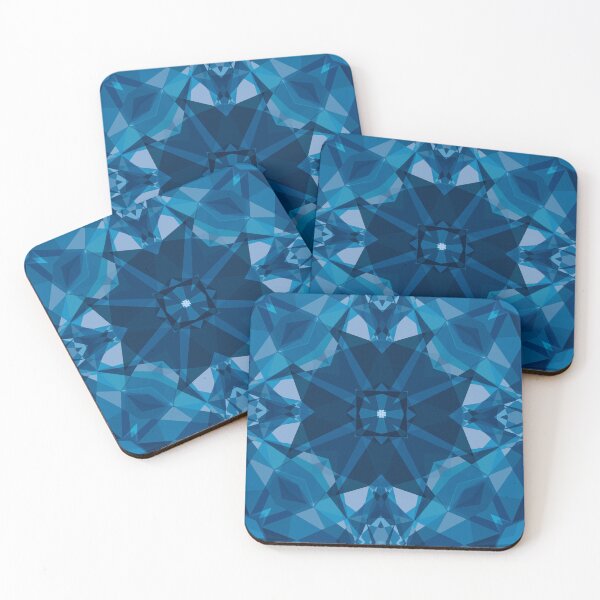 Item preview, Cute Blue Modern Parquet Fishbone Geometric Abstract Pattern designed and sold by RoyalStarsPatts.