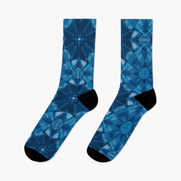 Item preview, Cute Blue Modern Parquet Fishbone Geometric Abstract Pattern designed and sold by RoyalStarsPatts.