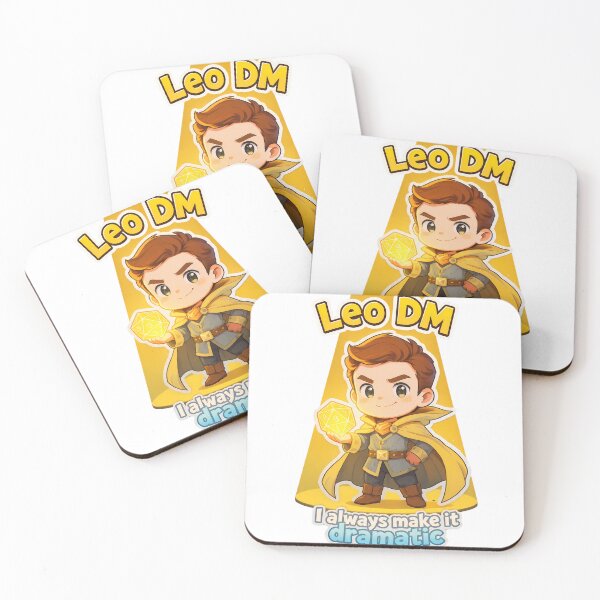 Item preview, Leo DM – Main Character Dungeon Master Sticker Men designed and sold by RpgTools.