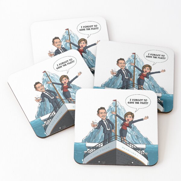 Item preview, I Forgot to Save the File – Deadline Disaster Office Humor designed and sold by Activity01.