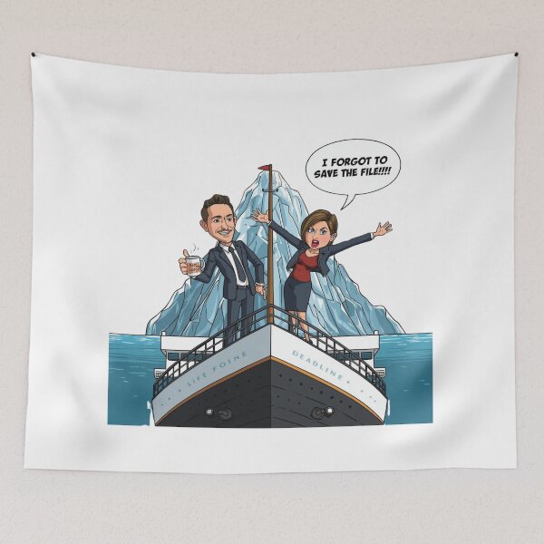Item preview, I Forgot to Save the File – Deadline Disaster Office Humor designed and sold by Activity01.