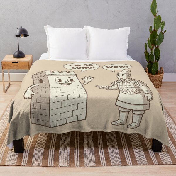 Item preview, Funny Great Wall of China and Terracotta Warrior - I'm So Long! designed and sold by zzz888.