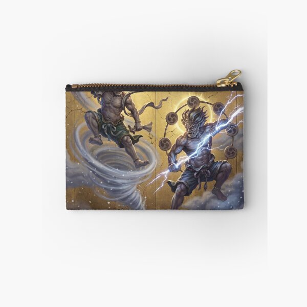 Item preview, Fujin & Raijin – Japanese Storm Gods | Thunder & Wind Deities Art designed and sold by Mori-no-Akari.