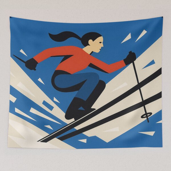 Item preview, Jumping power in the snow designed and sold by Sigtrix.