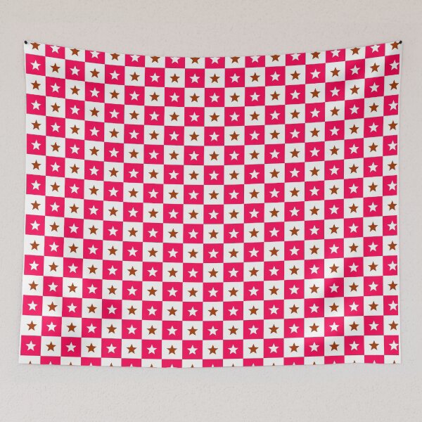 Item preview, Pink Timeless Geometric Checkered Pattern with Retro Style designed and sold by RoyalStarsPatts.